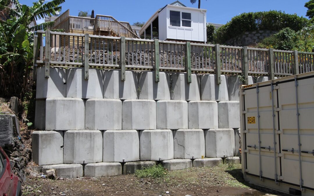Newmarket Humes Mass Block Retaining Wall