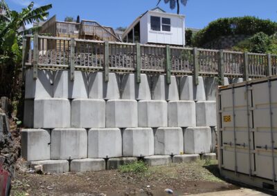 Newmarket Humes Mass Block Retaining Wall