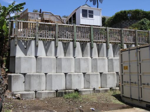 Newmarket Humes Mass Block Retaining Wall